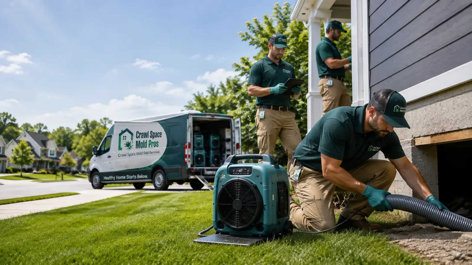Crawl Space Mold Removal in Matlock, WA